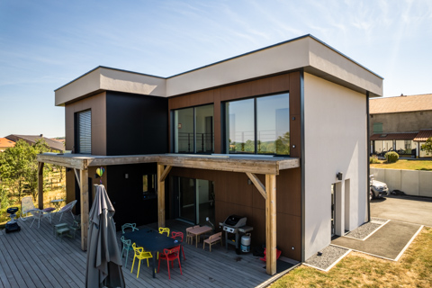 Terrasse en bois à Metz